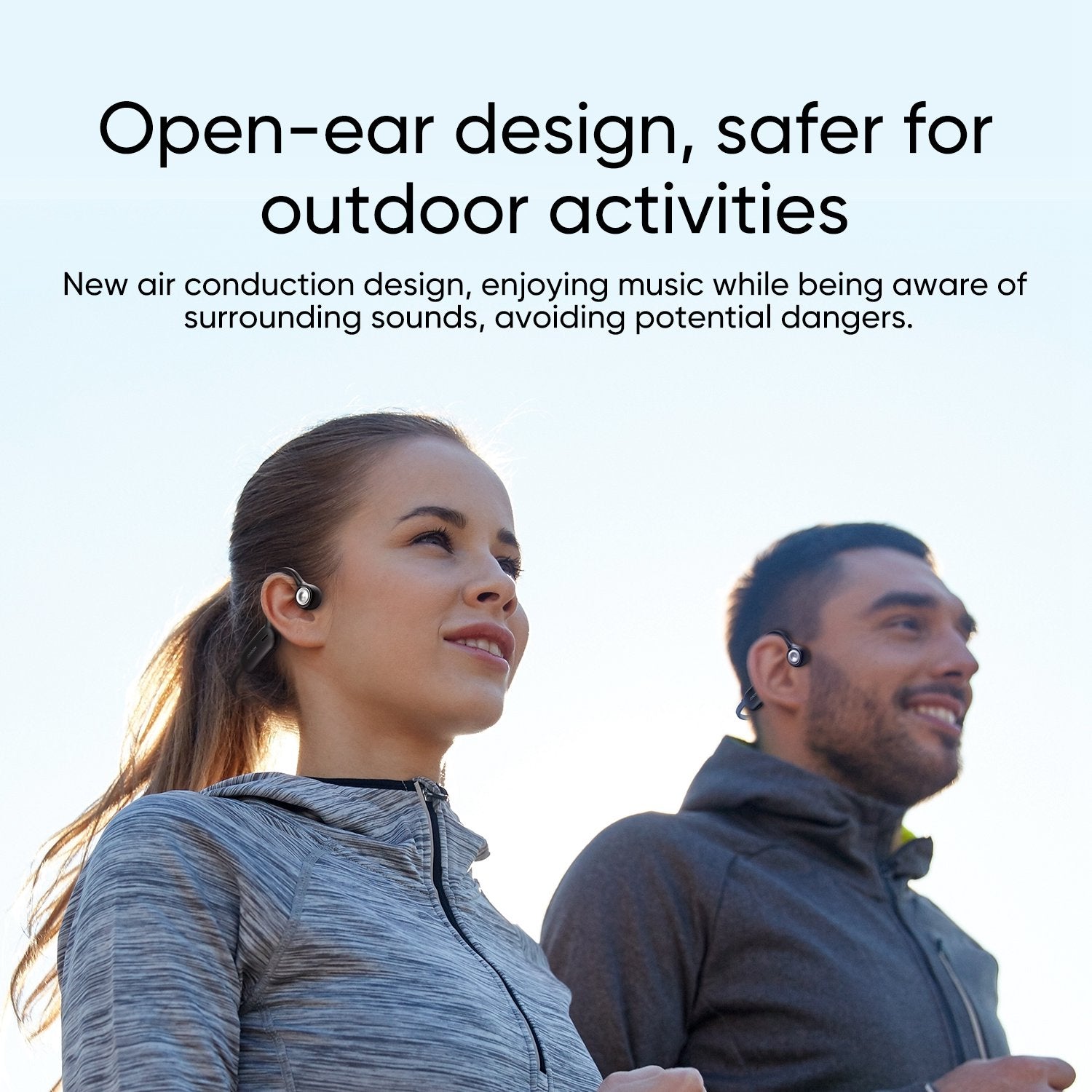 JOYROOM JR-X2 Bone Conduction Headphones Air Conduction Bluetooth Sports Headsets Lightweight Earbuds with Bluetooth for Running Hiking Driving Cycling JOYROOM JR-X2 Bone Conduction Headphones Air Conduction Bluetooth Sports Headsets Lightweight Earbuds with Bluetooth for Running Hiking Driving Cycling